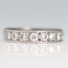 Art Deco 18ct White Gold 2.5 Carat Diamond Eternity Ring Size J