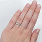 Art Deco 18ct White Gold 2.5 Carat Diamond Eternity Ring Size J - Friar House