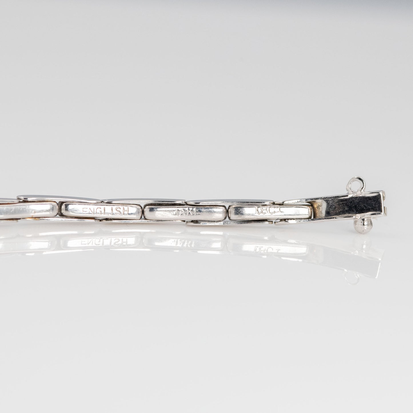 Art Deco 18ct White Gold Diamond Bracelet - Friar House
