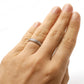 Art Deco 18ct White Gold Diamond Eternity Ring, size J 1/2 - Friar House