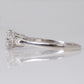 Art Deco 18ct White Gold Diamond Solitaire Ring - Friar House
