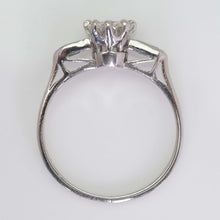Art Deco 18ct White Gold Diamond Solitaire Ring - Friar House