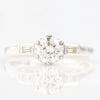Art Deco 18ct White Gold Diamond Solitaire Ring