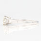 Art Deco 18ct White Gold Diamond Solitaire Ring - Friar House