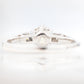 Art Deco 18ct White Gold Diamond Solitaire Ring - Friar House