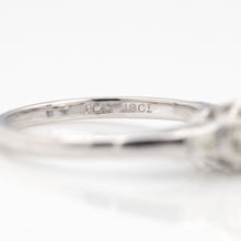 Art Deco 18ct White Gold Diamond Solitaire Ring - Friar House