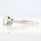 Art Deco 18ct White Gold Diamond Three Stone Ring - Friar House