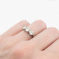 Art Deco 18ct White Gold Diamond Three Stone Ring - Friar House