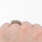 Art Deco 18ct White Gold Diamond Three Stone Ring - Friar House