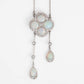 Art Deco 18ct White Gold Opal and Diamond Pendant - Friar House