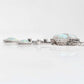 Art Deco 18ct White Gold Opal and Diamond Pendant - Friar House