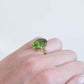 Art Deco 18ct Yellow Gold 12 Carat Peridot Ring - Friar House