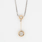 Art Deco 18ct Yellow Gold And Platinum Diamond Pendant - Friar House