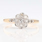 Art Deco 18ct Yellow Gold Diamond Cluster Ring - Friar House
