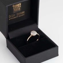 Art Deco 18ct Yellow Gold Diamond Cluster Ring - Friar House