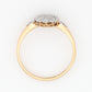 Art Deco 18ct Yellow Gold Diamond Cluster Ring - Friar House