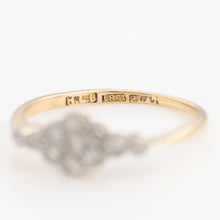 Art Deco 18ct Yellow Gold Diamond Cluster Ring - Friar House