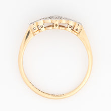 Art Deco 18ct Yellow Gold Diamond Cluster Ring - Friar House