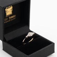 Art Deco 18ct Yellow Gold Diamond Cluster Ring - Friar House