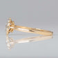 Art Deco 18ct Yellow Gold Diamond Cluster Ring - Friar House
