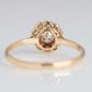Art Deco 18ct Yellow Gold Diamond Cluster Ring - Friar House