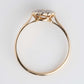 Art Deco 18ct Yellow Gold Diamond Cluster Ring - Friar House
