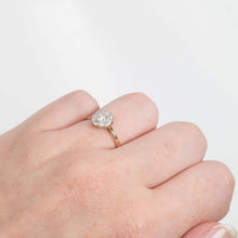 Art Deco 18ct Yellow Gold Diamond Cluster Ring - Friar House