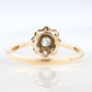 Art Deco 18ct Yellow Gold Diamond Daisy Cluster Ring - Friar House