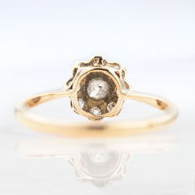 Art Deco 18ct Yellow Gold Diamond Daisy Cluster Ring - Friar House
