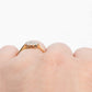 Art Deco 18ct Yellow Gold Diamond Daisy Cluster Ring - Friar House