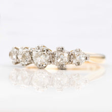 Art Deco 18ct Yellow Gold Diamond Five Stone Ring - Friar House