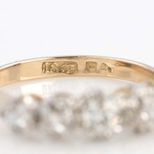 Art Deco 18ct Yellow Gold Diamond Five Stone Ring - Friar House
