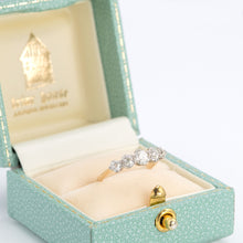Art Deco 18ct Yellow Gold Diamond Five Stone Ring - Friar House