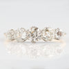 Art Deco 18ct Yellow Gold Diamond Five Stone Ring