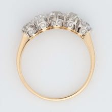 Art Deco 18ct Yellow Gold Diamond Five Stone Ring - Friar House