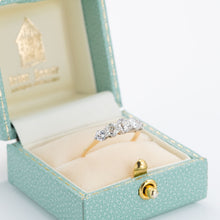 Art Deco 18ct Yellow Gold Diamond Five Stone Ring - Friar House
