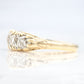 Art Deco 18ct Yellow Gold Diamond Five Stone Ring - Friar House