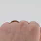 Art Deco 18ct Yellow Gold Diamond Panel Ring - Friar House