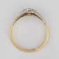 Art Deco 18ct Yellow Gold Diamond Panel Ring - Friar House