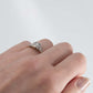 Art Deco 18ct Yellow Gold Diamond Panel Ring - Friar House