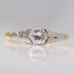Art Deco 18ct Yellow Gold Diamond Solitaire Engagement Ring - Friar House