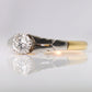 Art Deco 18ct Yellow Gold Diamond Solitaire Engagement Ring - Friar House