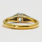 Art Deco 18ct Yellow Gold Diamond Solitaire Engagement Ring - Friar House
