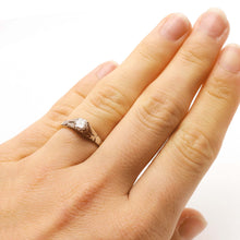 Art Deco 18ct Yellow Gold Diamond Solitaire Engagement Ring - Friar House