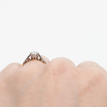Art Deco 18ct Yellow Gold Diamond Solitaire Ring - Friar House