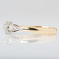 Art Deco 18ct Yellow Gold Diamond Solitaire Ring - Friar House