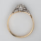 Art Deco 18ct Yellow Gold Diamond Solitaire Ring - Friar House