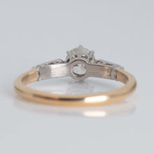 Art Deco 18ct Yellow Gold Diamond Solitaire Ring - Friar House