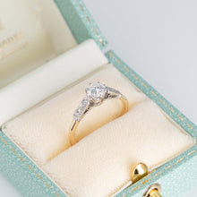 Art Deco 18ct Yellow Gold Diamond Solitaire Ring - Friar House