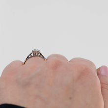 Art Deco 18ct Yellow Gold Diamond Solitaire Ring - Friar House